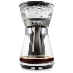 Cafeteira Elétrica Programável Goumert 3 em 1 Cpaciade 8 Xic Qualidade Barista, 1200W, 110v, DELONGHI ICM17270, Cinza