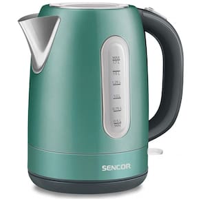 Chaleira Elétrica 1.7L com Proteção de Fervura e Aço Inoxidável, 110v, SENCOR SWK1771GR, Verde