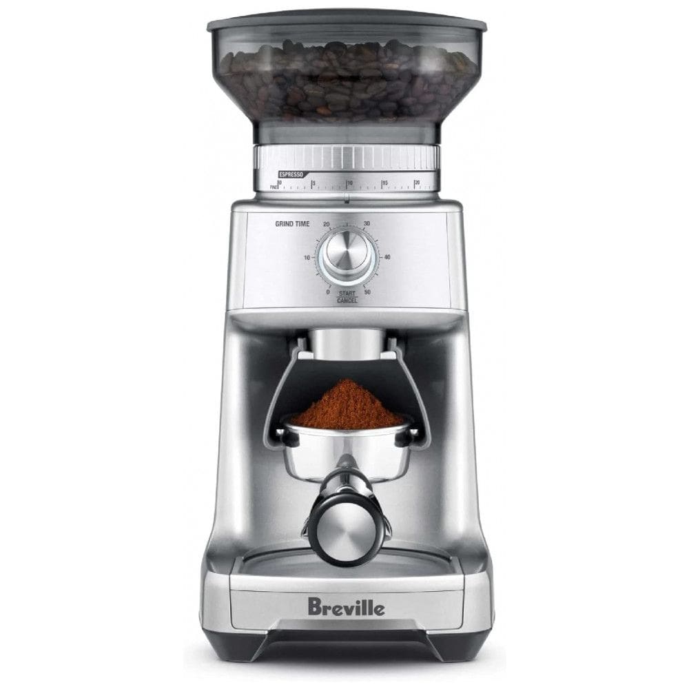 BCG600SIL Moedor de Café Elétrico 60 Níveis de Moagem até 354g Aço Inoxidável, 130W, 110v, BREVILLE BCG600SILUSC, Prateado