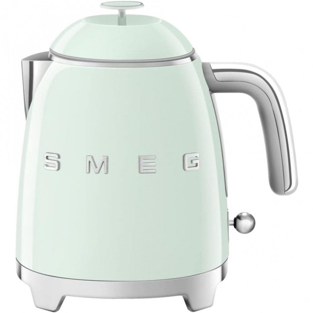 50s Mini Chaleira Elétrica 800 mL Aço Inoxidável 240V, 1400W, SMEG KLF05, Rosa