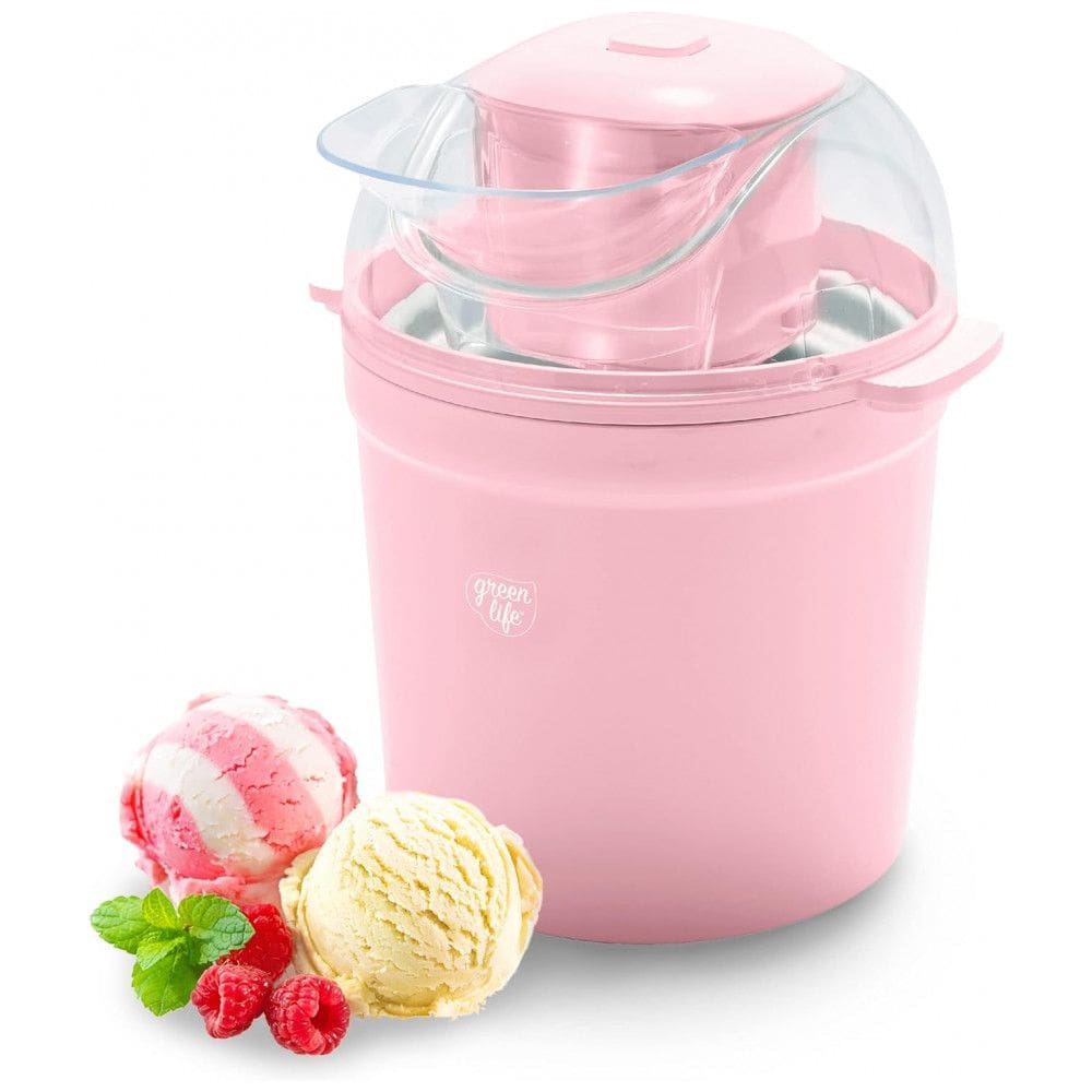 Máquina de Sorvete Automática 1,5L de Capacidade, 110v, GREENLIFE CC005073 001, Rosa