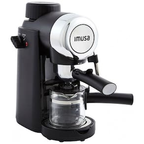 Máquina de Café Expresso 5 Bar Imusa até 4 Xícaras para Café e Cappuccino, 110V 800W Preta