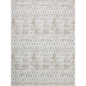 Tapete Dolce Pêlo Baixo Antialérgico Antiderrapante - Shine Bege - 250x350cm