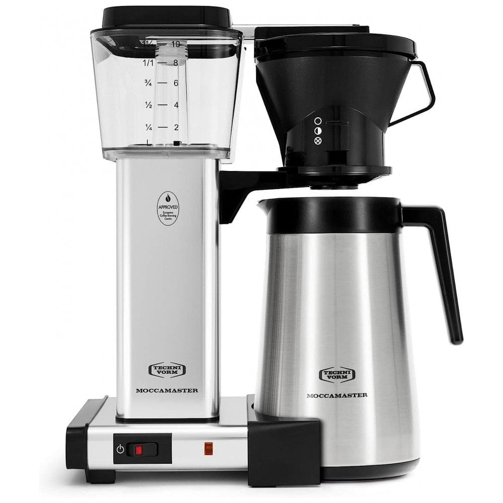 Cafeteira Elétrica Programável K 1.2L com Desligamento Automático, 110v, TECHNIVORM MOCCAMASTER 79112, Prateado