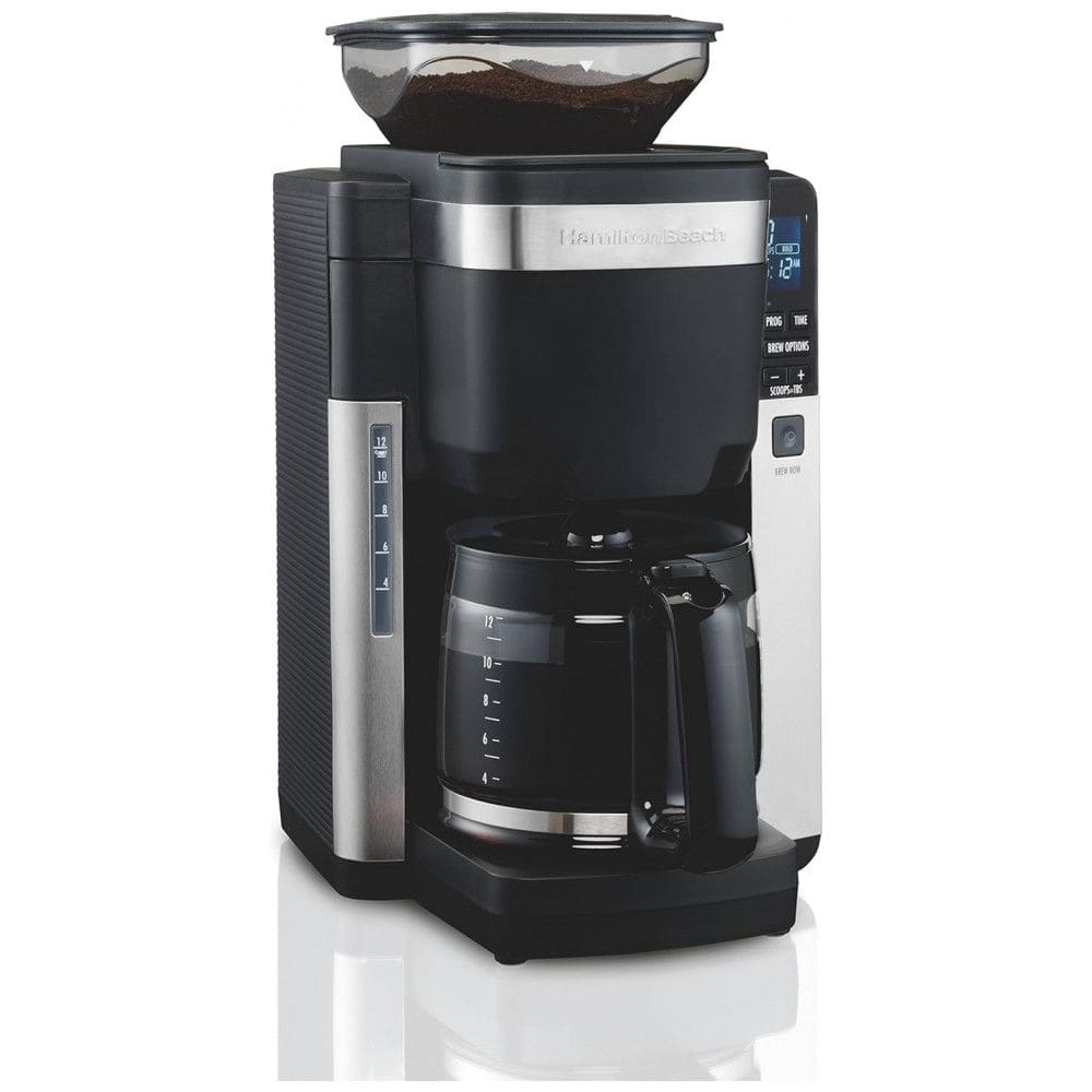 Cafeteira Elétrica Programável 2.8L com Painel Digital, 110v, HAMILTON BEACH 45400, Preto