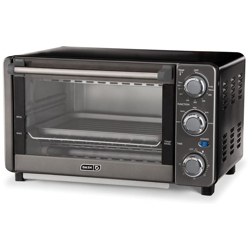 Forno Elétrico de Bancada 12L, 5 Configurações, 1500W, 110v, DASH DETO200GBBK01, Preto