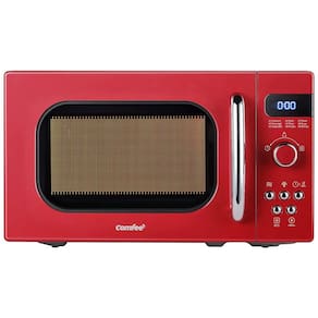 Micro ondas R Retro de Bancada 19 Litros Multifuncional, 700W, 110v, COMFEE AM720C2RA R, Vermelho