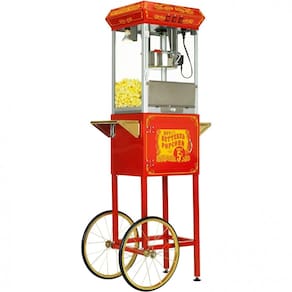 Pipoqueira Elétrica Portátil 11kg em Aço Inoxidável, 110v, FUNTIME FT862CB, Preto