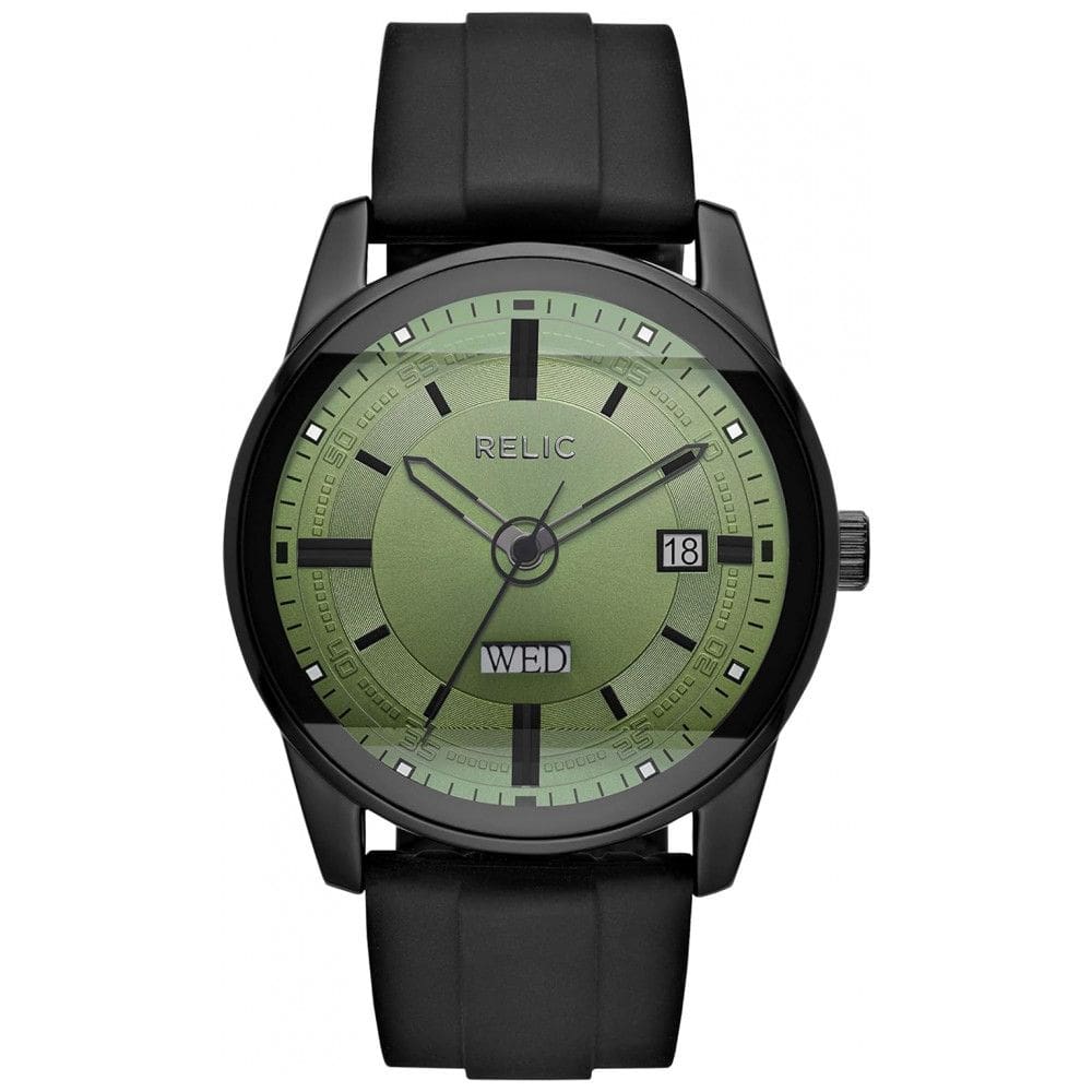 Relógio Masculino Analógico ZR11861 Quartzo de Silicone, RELIC BY FOSSIL ZR12227, Preto