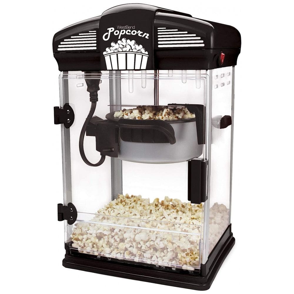 Pipoqueira Elétrica de Bancada 4kg, 110v, WEST BEND 82515B, Preto