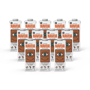Kit 12x Bebida Vegetal Naveia Chocolate 1L
