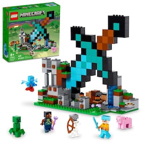 Brinquedo de construção LEGO Minecraft The Sword Outpost 21244 Kids 8+