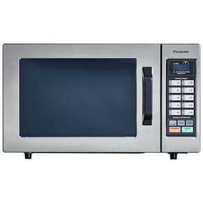 Micro ondas 22 Litros Multifuncional de Aço Inoxidável, 1000W, 110v, PANASONIC NE 1054F, Prateado