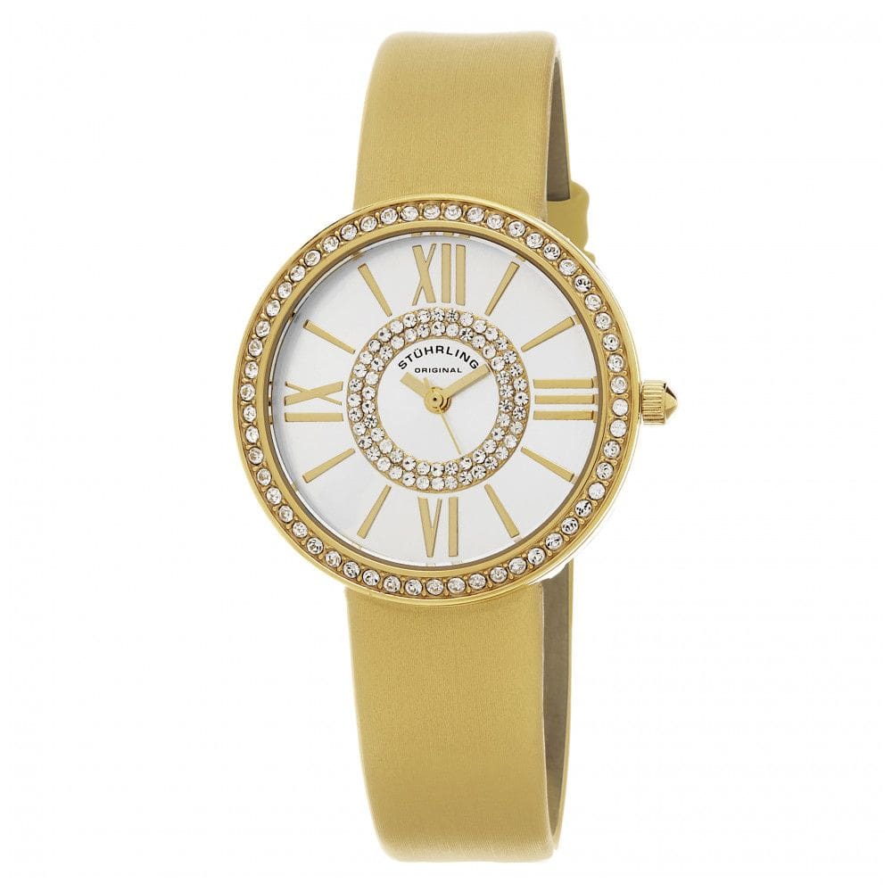 Relógio Feminino Stuhrling 566 Quartzo 34mm, Dourado