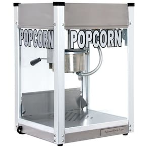 Pipoqueira Elétrica de Bancada em Aço Inoxidável, 50W, 110v, PARAGON MANUFACTURED FUN 1104710, Cinza