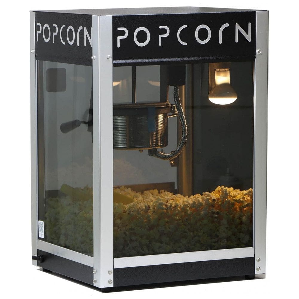 Pipoqueira Elétrica de Bancada em Aço Inoxidável, 1200W, 110v, PARAGON 1104220, Preto