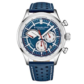 Relógio Masculino Stuhrling Monaco 934 Quartzo 42mm com Cronográfo, Prata