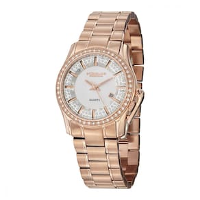 Relógio Feminino Stuhrling Calliope 910 Quartzo 34mm, Ouro Rosa
