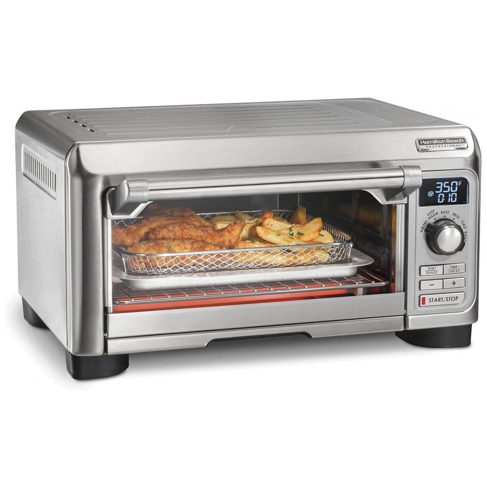 Forno Elétrico de Bancada em Aço Inoxidável e Painel Digital, 1500W, 110v, HAMILTON BEACH PROFESSIONAL 31241, Prateado