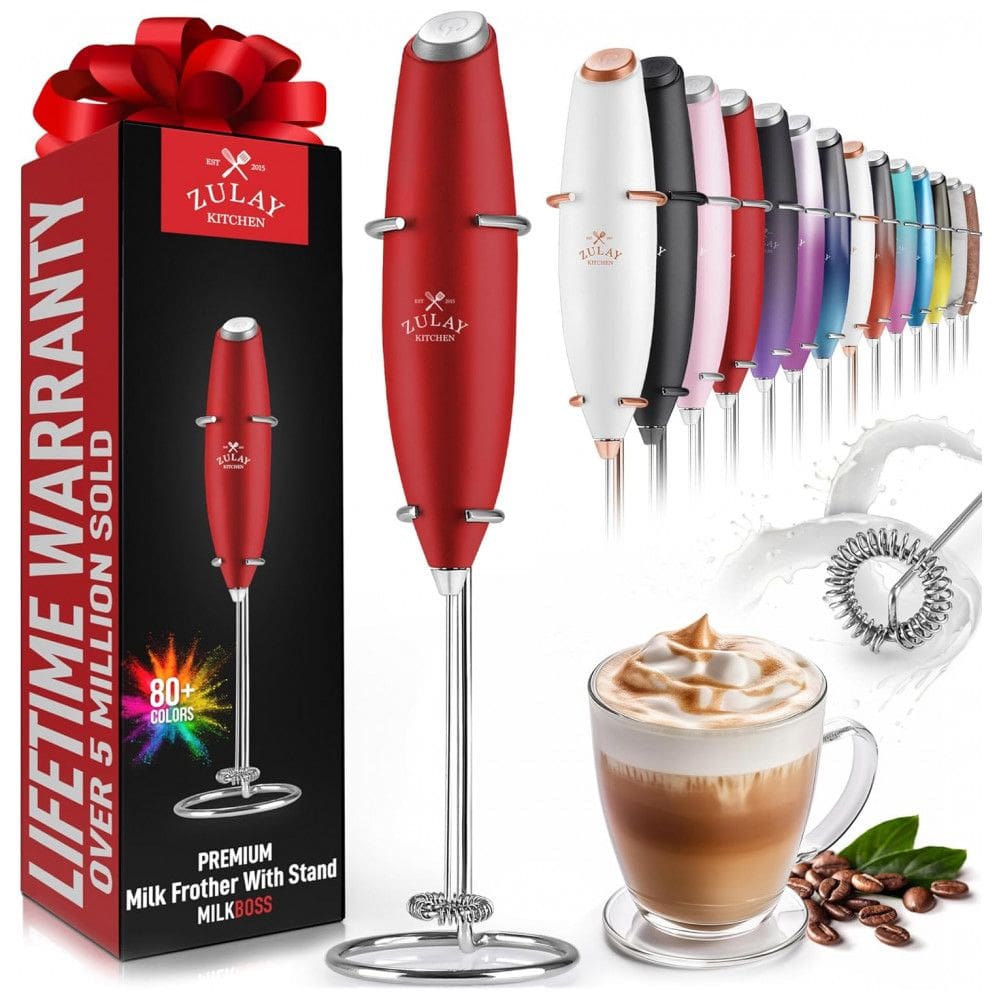 Mixer Elétrico com Suporte, Zulay Kitchen, Vermelho