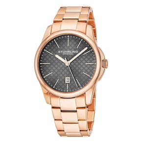 Relógio Masculino Stuhrling Argyle 3970 Quartzo 42mm, Rose Gold