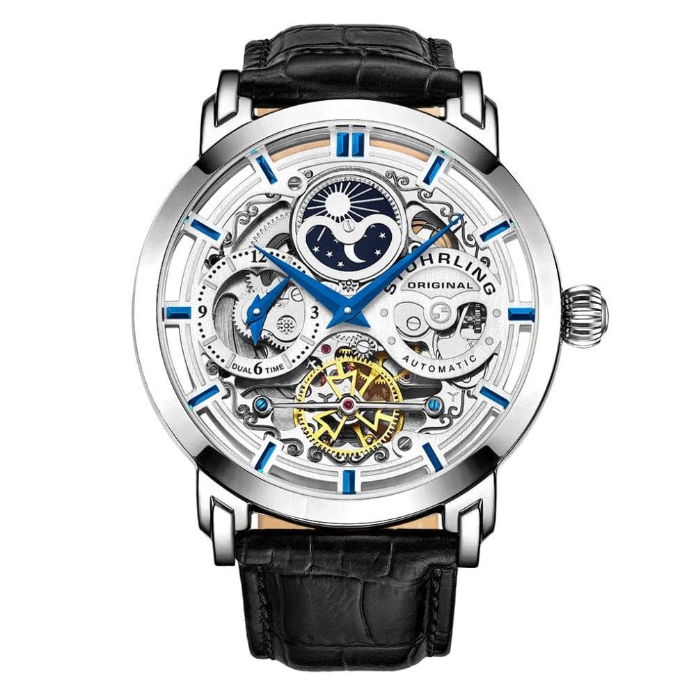 Relógio Masculino Stuhrling Winchester 3982 Automático 40mm, Dourado