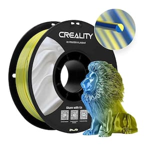 Filamento CR SILK Creality para Impressora 3D Amarelo e Azul 1Kg 1.75mm