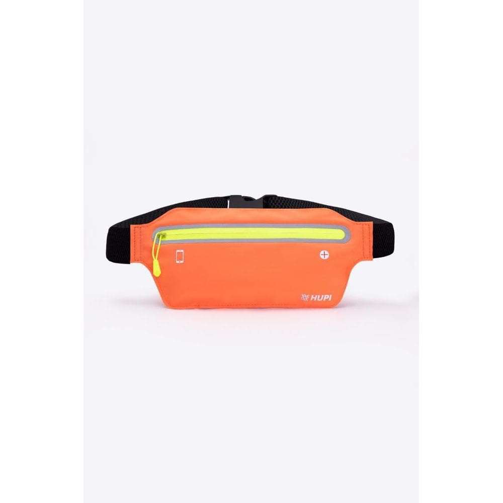 Pochete HUPI Slim Coral Zíper Amarelo