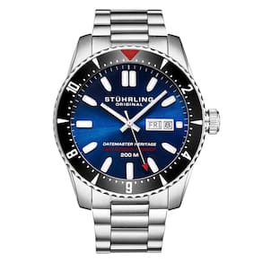 Relógio Masculino Stuhrling Heritage 1004.02 Automático 44mm, Prata