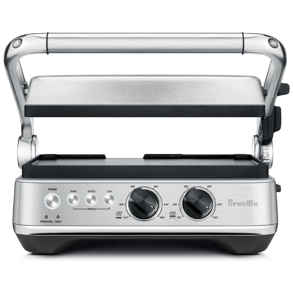 Sanduicheira Grill Antiaderente Breville BGR700BSS Aço Inoxidável, 1800W 110V Prata