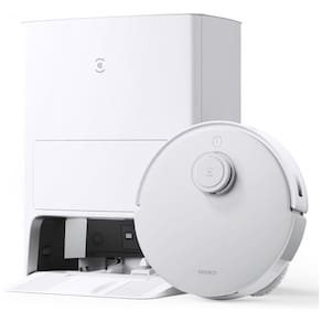 Aspirador de Pó Robô com Auto Esvaziamento e Sucção Forte 6000PA, 110V, ECOVACS DEEBOT T20 Omni, Branco