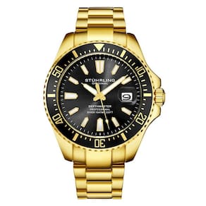 Relógio Masculino Stuhrling 3950A Quartzo 42mm, Dourado