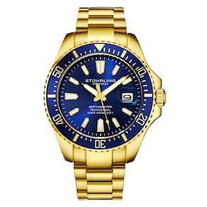 Relógio Masculino Stuhrling 3950A.8 Quartzo 42mm, Dourado