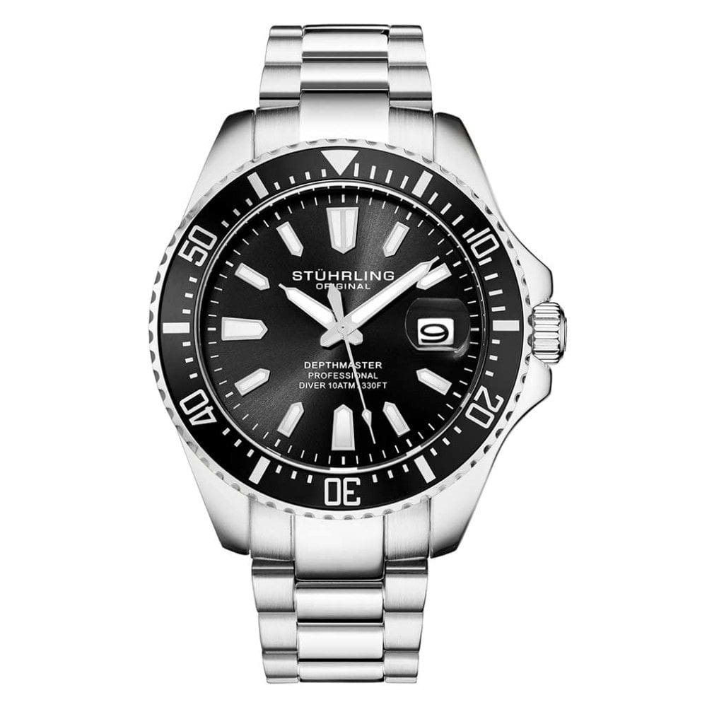 Relógio Masculino Stuhrling 3950A Quartzo 42mm, Prata