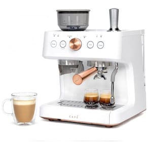 Máquina de Café Expresso Semi Automática CAFÉ 15 Bar com Espumador de Leite e Wi Fi, 110V Branca