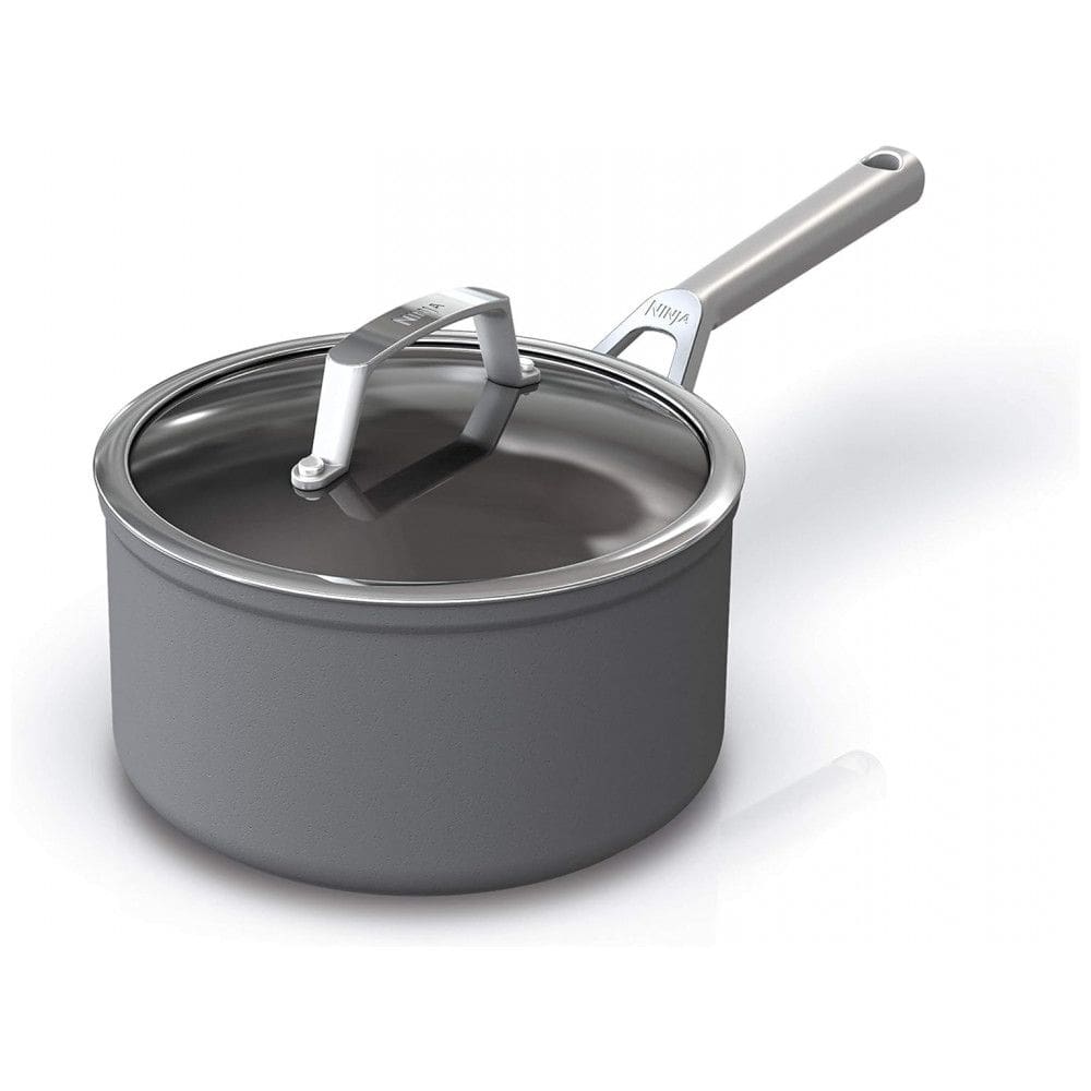 Panela Antiaderente 3,5 Litros com Tampa de Vidro, Aço Anodizado, Ninja C30235