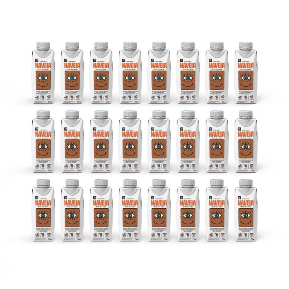 Kit 24x Bebida Vegetal Naveia Chocolate 250ml