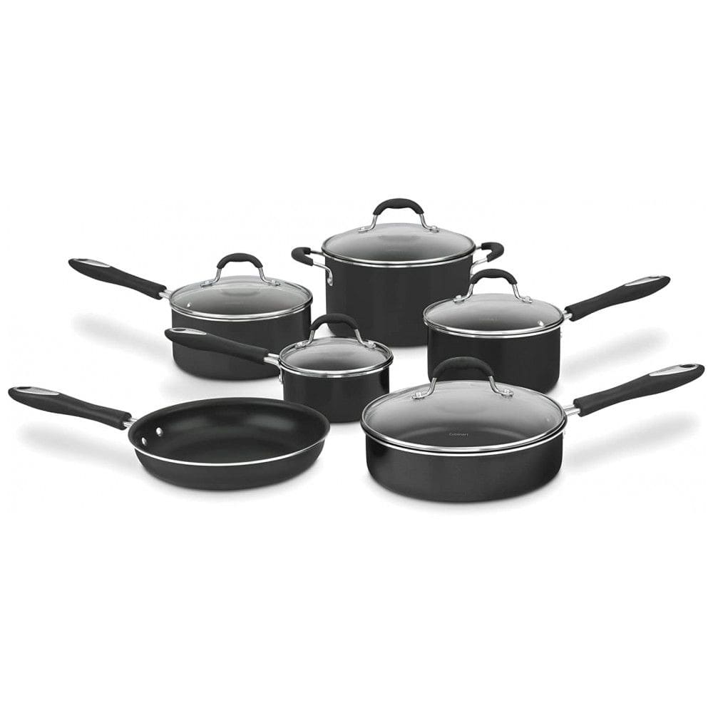 Conjunto de Panelas e Frigideira Antiaderente 11 Peças em Aço Anodizado, Cuisinart