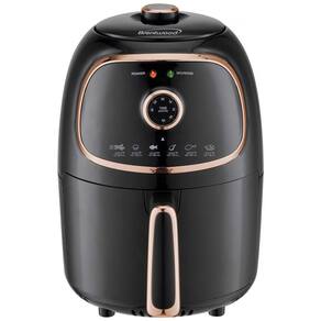 Fritadeira Elétrica AirFryer 2L com Desligamento Automático e Temporizador 110V 1200W, Brentwood AF202BKC, Preta