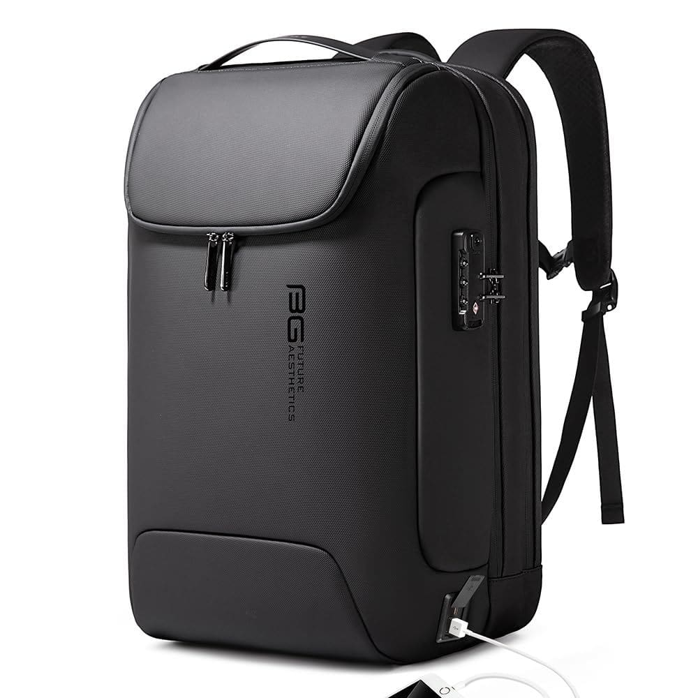 Mochila BANGE antifurto impermeável Fashion Travel 17.3"