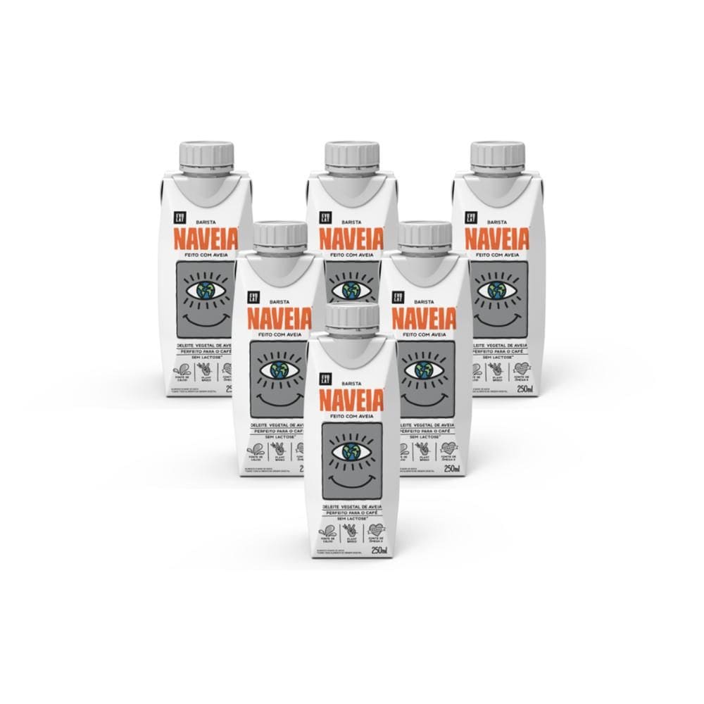 Kit 6x Bebida Vegetal Naveia Barista 250ml