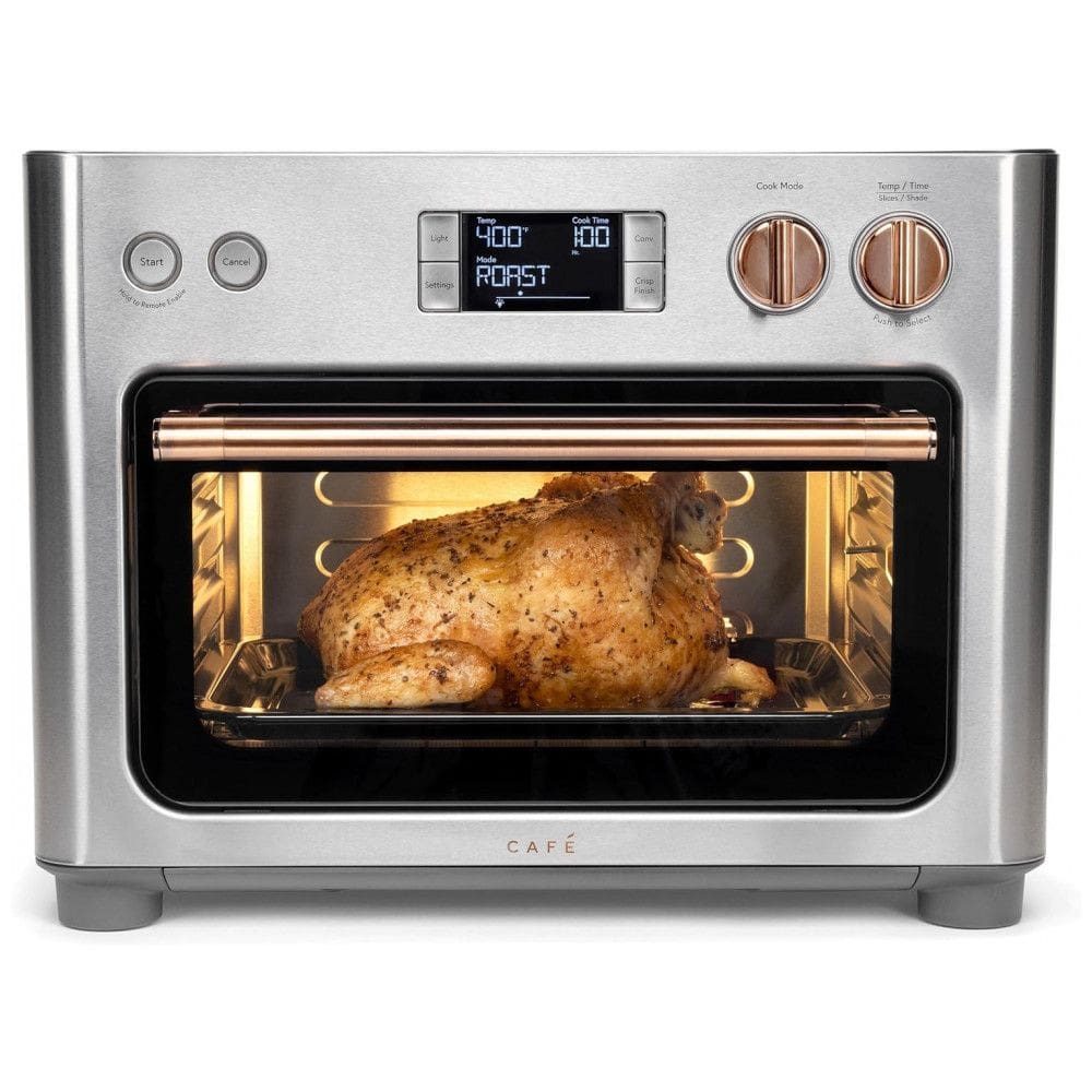 Forno Elétrico de Bancada com 11 Predefinições em Aço Inoxidável, 110V 1800W, Café, Prateado.