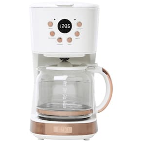 Cafeteira Programável 12 xícaras, 110V 900W, HADEN 75098, Branca
