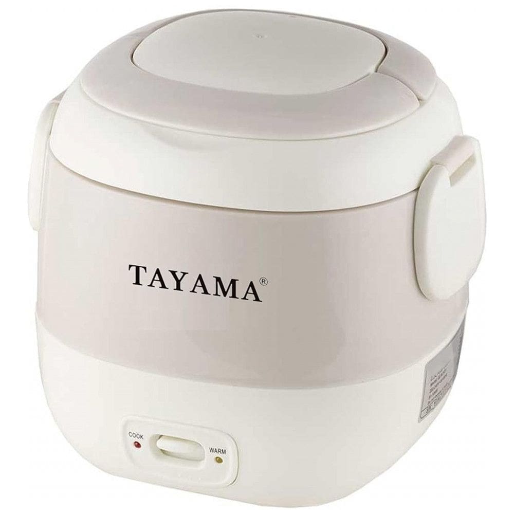 Mini Panela de Arroz 300mL Portátil, 110V 100W, Tayama TMRC03R, Branca