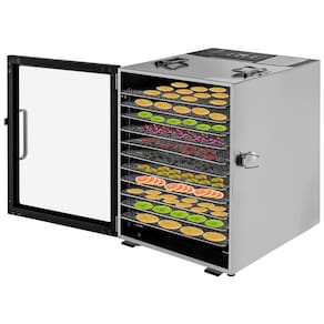 Desidratador de Alimentos Profissional com 12 Bandejas e Controle de Temperatura, 110V 800W, LOYALHEARTDY