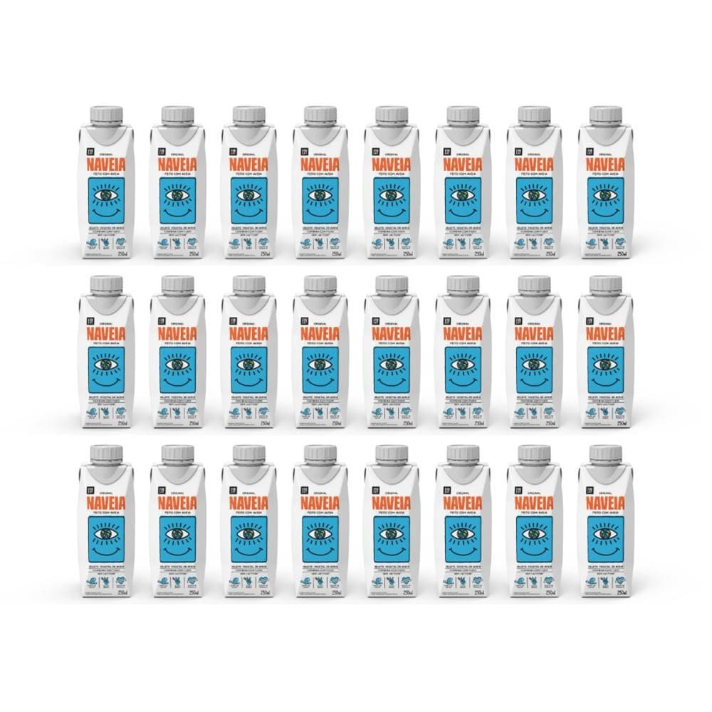 Kit 24x Bebida Vegetal Naveia Original 250ml