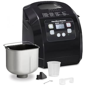 Panificadora Automática com 12 Programas, Capacidade 1 kg, 110V, Hamilton Beach, Preto