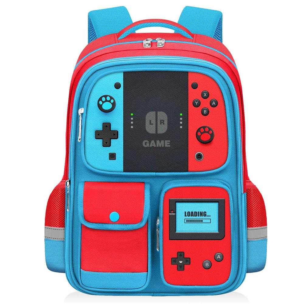 Mochila escolar TILYTADLY Gamer Boys 6-18 anos 17"