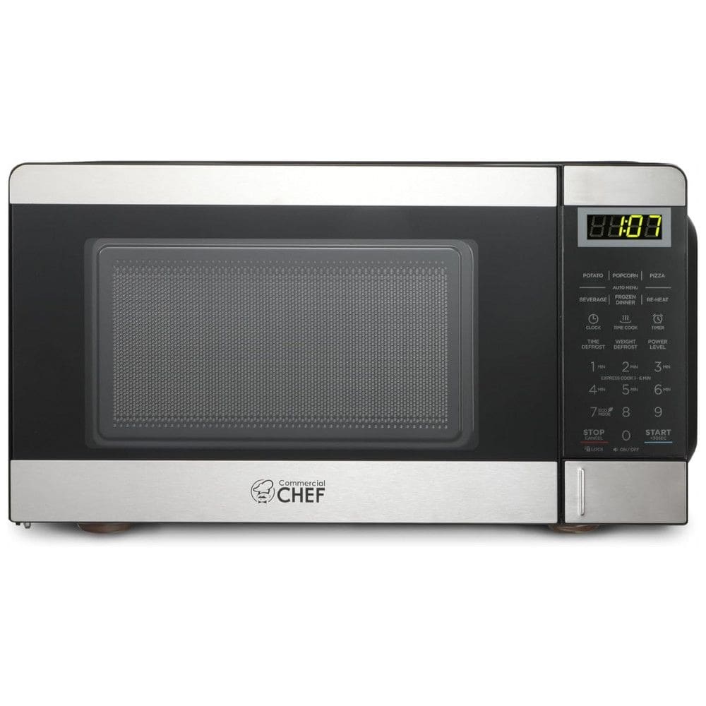 Micro Ondas de Bancada 19L com 6 Programas, 110V 700W, Chef CHM770SS, Prata