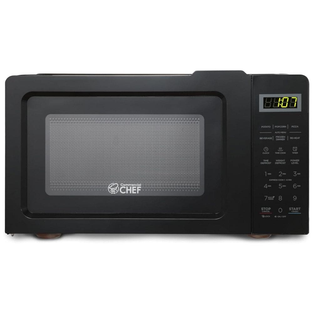 Micro Ondas de Bancada 19L com 6 Programas, 110V 700W, Chef CHM770B, Preto